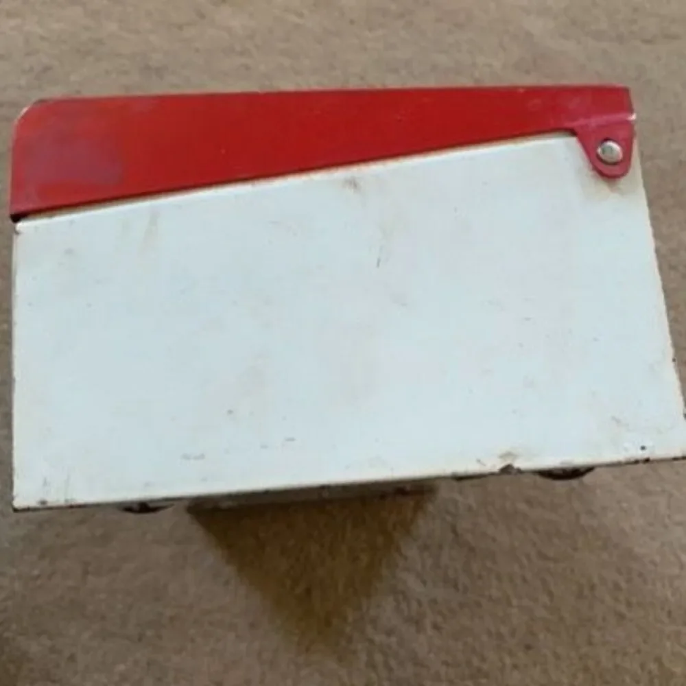 The American Home Menu Maker Vintage Metal Recipe Case